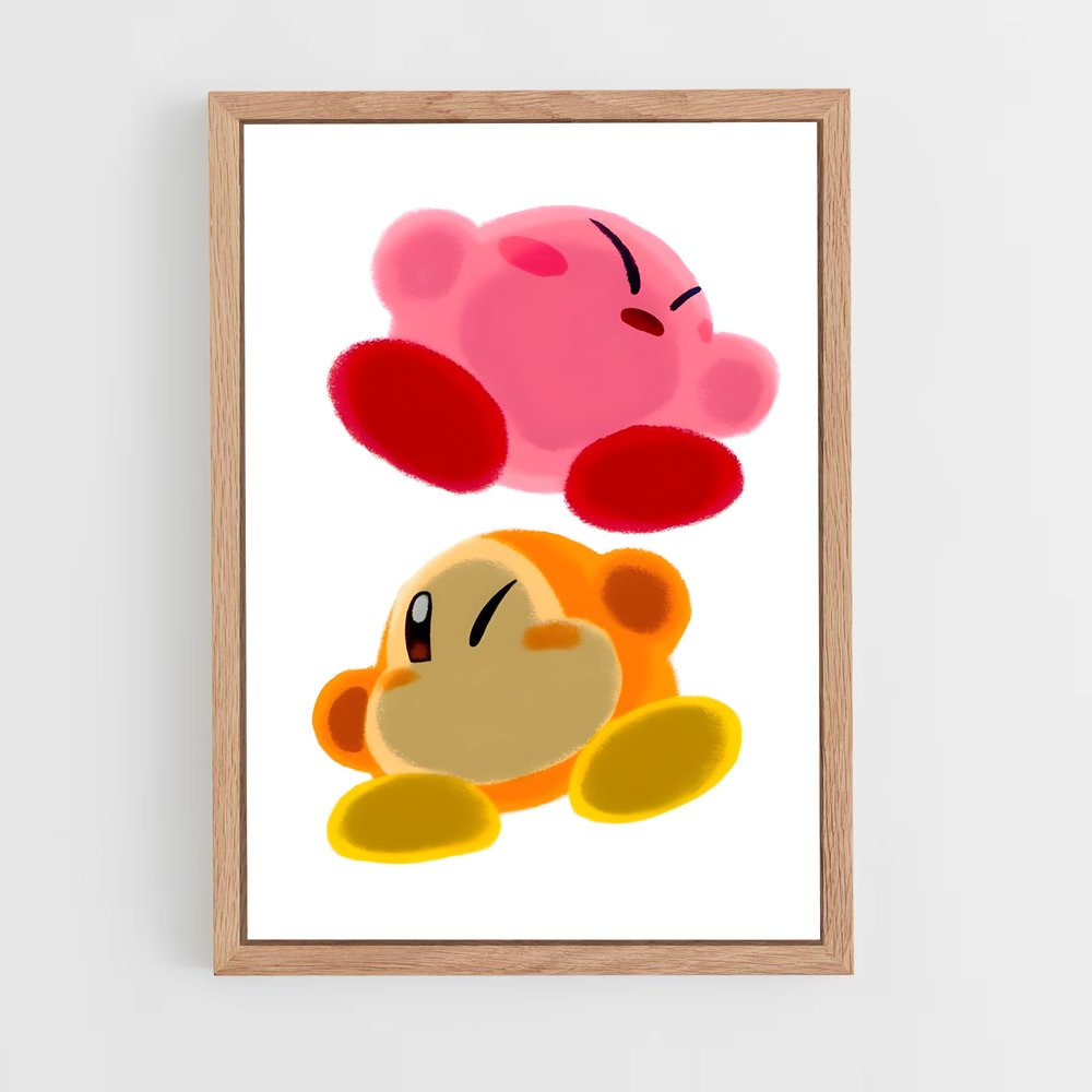 Poster Complices en Peluche – affiche Kirby (vue 4)
